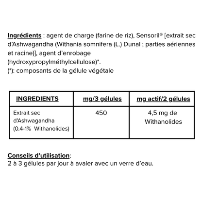 Ashwagandha Sensoril® - Stress & Résistance